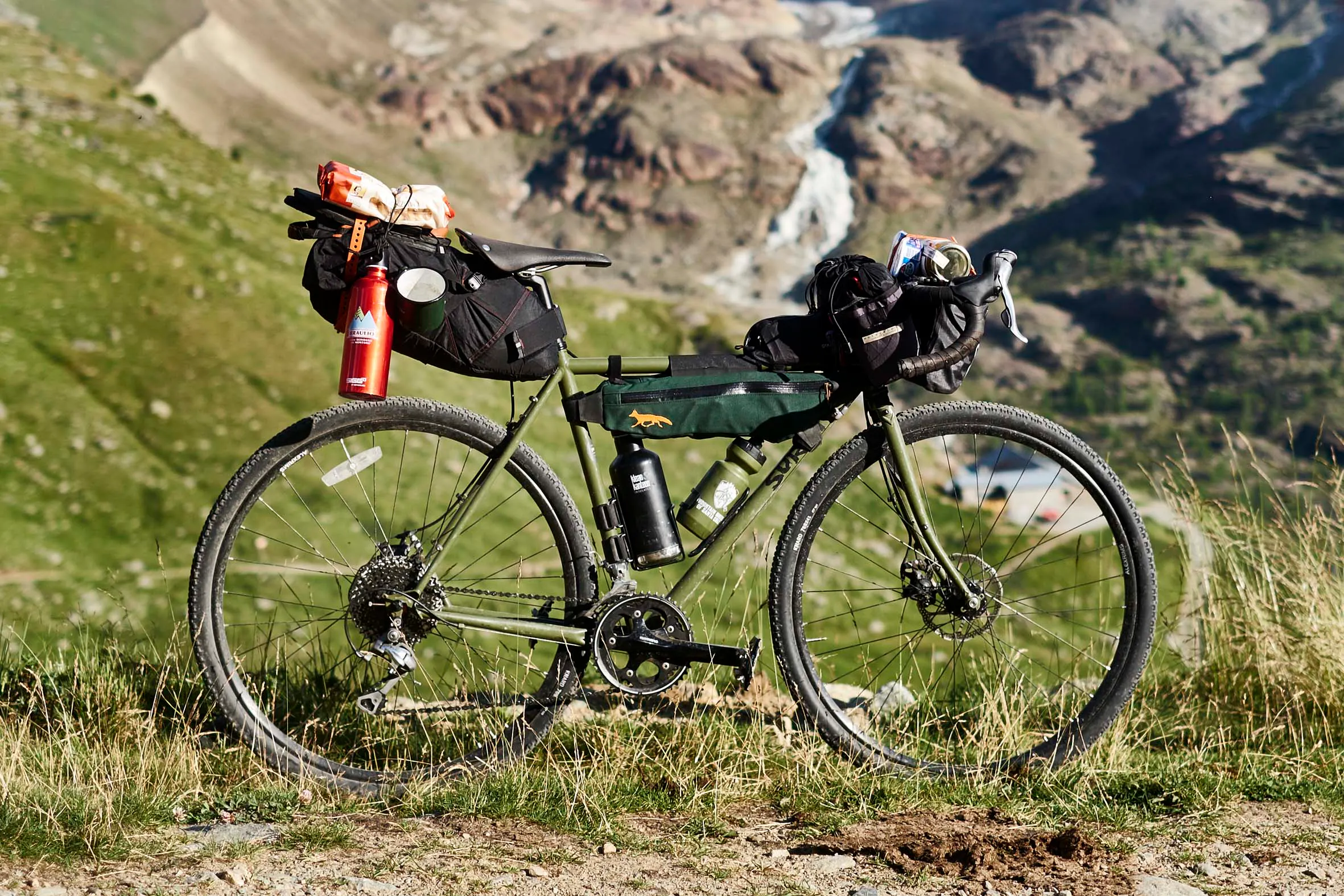 bikepacking the stelvio national park and ortler